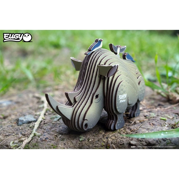 Пазл Eugy 3D Зоопарк Носоріг (XEG-076) - picture 8