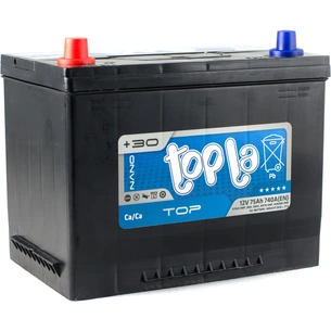 Акумулятор автомобільний Topla 75 Ah/12V Top/Energy Japan (118 975) зображення 1