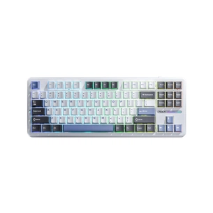 Клавіатура Aula F87 Gasket Greywood V3 Wireless/Bluetooth/USB UA White (6948391208602) зображення 1
