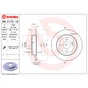 Гальмівний диск Brembo 08.C172.10 - зменшене зображення 1