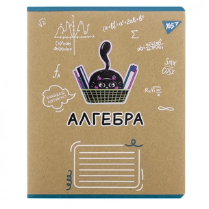 Зошит Yes предметний АЛГЕБРА Black cat 48 аркушів, клітинка (767443) зображення 1