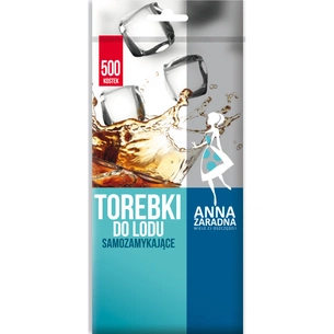 Пакетики для льоду Anna Zaradna самозакривні 500 кульок (5903936014132) зображення 1