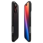 Чохол до мобільного телефона Spigen iPhone 16 Pro Liquid Air Matte Black (ACS08117) - уменьшенное изображение 3