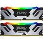 Модуль пам'яті для комп'ютера DDR5 96GB (2x48GB) 6400 MHz Renegade RGB XMP Kingston Fury (ex.HyperX) (KF564C32RSAK2-96) - уменьшенное изображение 1