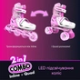 Роликові ковзани Neon Сombo Pink розмір 34-37 (NT10P4) - зменшене зображення 7