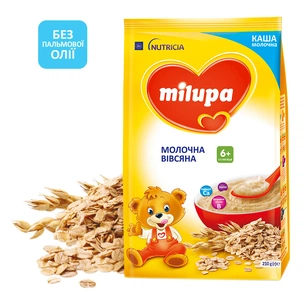 Дитяча каша Milupa Вівсяна молочна 210 г (5900852931147) зображення 1