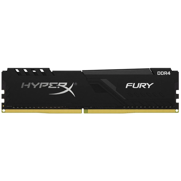 Модуль пам'яті для комп'ютера DDR4 8GB 3733 MHz HyperX Fury Black Kingston Fury (ex.HyperX) (HX437C19FB3/8) - изображение 1