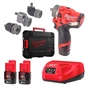 Шуруповерт Milwaukee M12 FPDXKIT-202X, 44Нм, 2x2Аг, 2 насадки, кейс (4933464138) - зменшене зображення 1