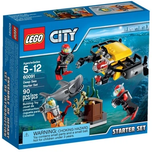 Конструктор LEGO City SupplementaryДослідження морських глибин (60091) зображення 1