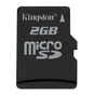 Карта пам'яті 2Gb microSD Kingston (SDC/2GB) - зменшене зображення 1