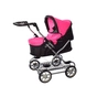 Коляска для ляльок Melogo 9680W black/pink (Melogo 9680W black/pink) - зменшене зображення 1
