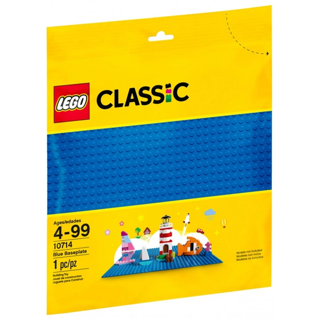 Конструктор LEGO Базова пластина синього кольору (10714) - изображение 1