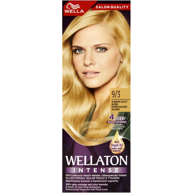 Краска для волос Wellaton 9/3 Золотой блондин 110 мл (4056800023219) - изображение 1