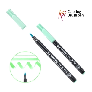 Художній маркер KOI Маркер-пензель акварельний Синьо-зелений , 426 (084511393233) зображення 1