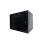 Шафа настінна Hypernet 9U 19" 600x350 (WMNC-35-9U-FLAT-AC-BLACK) - зменшене зображення 1