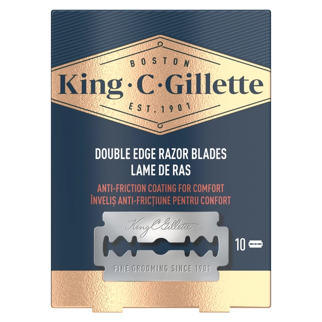 Змінні касети Gillette King C. 10 шт. (7702018590179) - picture 2