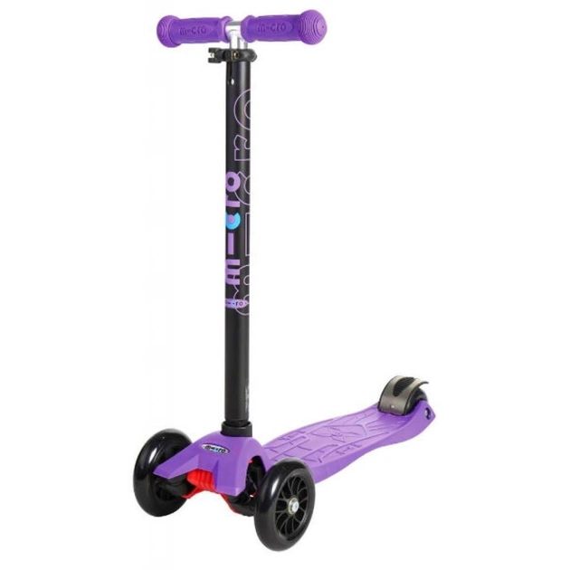 Самокат Micro Maxi Black Purple (MM0019) - изображение 1