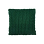 Подушка Прованс в'язана декоративна Коси зелена 33х33 см (027423) - зменшене зображення 1