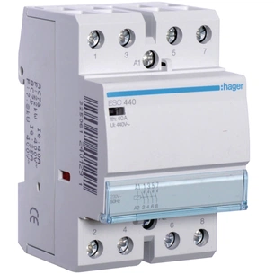 Автоматичний вимикач Hager 40 A 230V 4NO 3P (A) (ESC440) picture 1