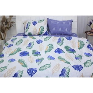 Постільна білизна MirSon Бязь Ranforce Elite 17-0274 Seaweed Євро (2200004678689) зображення 1