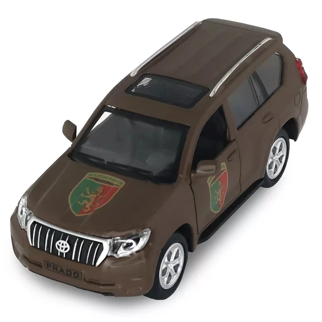 Масштабная модель автомобиля TechnoDrive серии Шевроны Героев - Toyota Prado - 24 ОМБр (KM618824) - изображение 1