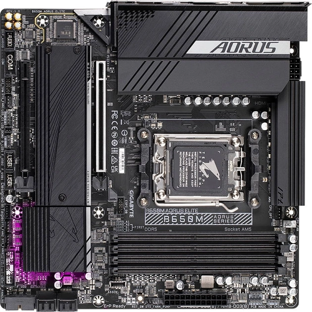 Материнская плата Gigabyte B650M Aorus Elite Socket AM5 - изображение 1