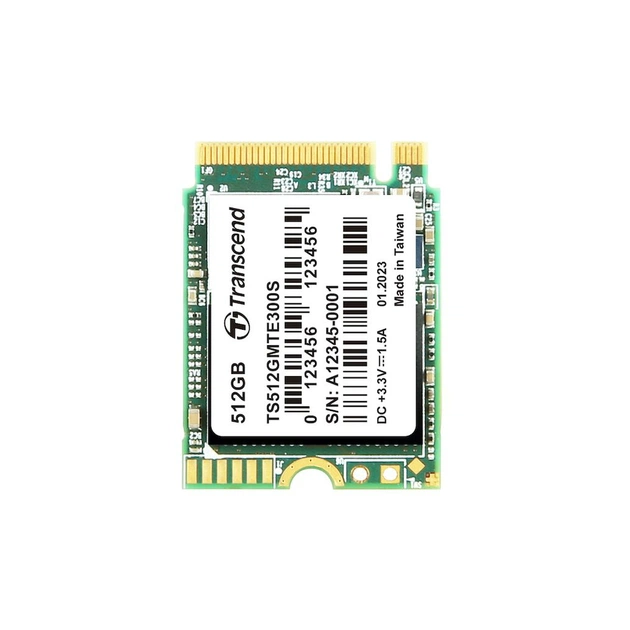 Накопичувач SSD M.2 2230 512GB Transcend (TS512GMTE300S) - изображение 1