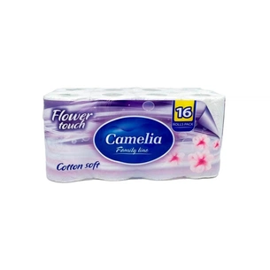 Туалетний папір Camelia Магнолія 3 шари 16 рулонів (8606111248151) зображення 1