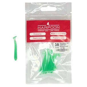 Силикон рыболовный Harpoon ТЕП Swing Impakt 1,5" 038 Смарагдовий Люмінісцентний 8шт (7407000009027) изображение 1