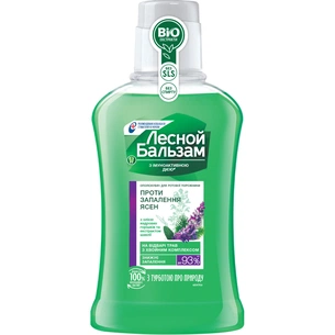 Ополіскувач для порожнини рота Лісний бальзам з олією кедрових горішків та екстрактом шавлії 250 мл (8722700848721) зображення 1