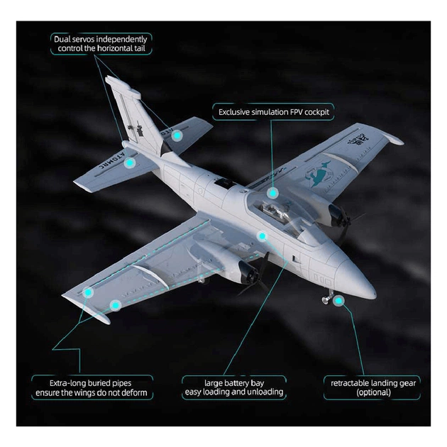 Літаюче крило ATOMRC Beluga RTH (BRTH) - picture 8