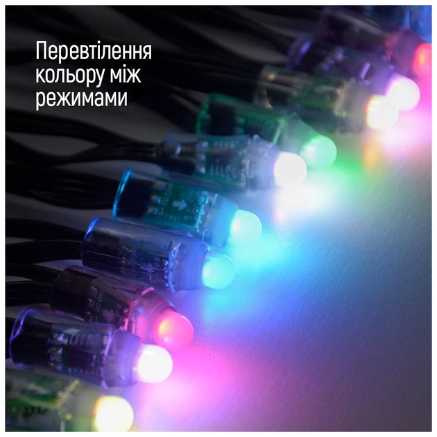 Гірлянда ColorWay Smart LED RGB WiFi+Bluetooth 10M 60LED IP65 (CW-GS-60L10UMC) - picture 3