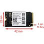 Накопичувач SSD M.2 2242 256GB Samsung (MZALQ256HBJD) - зменшене зображення 2