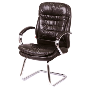 Офісне крісло Аклас Валенсія CF (XY-7004G-1) Коричневе (00161483) зображення 1