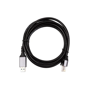 Дата кабель USB AM to RJ45 Ethernet 2.0m CAT6 UTP PowerPlant (CA914982) зображення 1