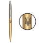 Ручка кулькова Parker JOTTER 17 XL UKRAINE Matt Gold CT BP Трезубец (13432_T001b) - зменшене зображення 1
