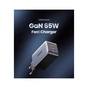 Зарядний пристрій Ugreen 3xUSB 65W GaN (2хUSB-C+USB-A) CD244 Grey (10335) - зменшене зображення 2