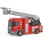 Машинка для детей TechnoDrive серии Big Truck – Пожарная машина Scania (свет, звук, функция воды) (6407KS) - уменьшенное изображение 1