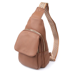 Сумка Vintage Жіноча з однією лямкою через плече з екошкіри Коричнева (22764) зображення 1