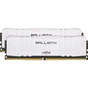 Модуль пам'яті для комп'ютера DDR4 16GB (2x8GB) 3000 MHz Ballistix White Micron (BL2K8G30C15U4W) - зменшене зображення 1