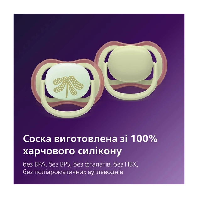 Пустушка Philips AVENT Ultra Air, 6-18 міс., нейтральна, день/н (SCF087/18) - picture 9