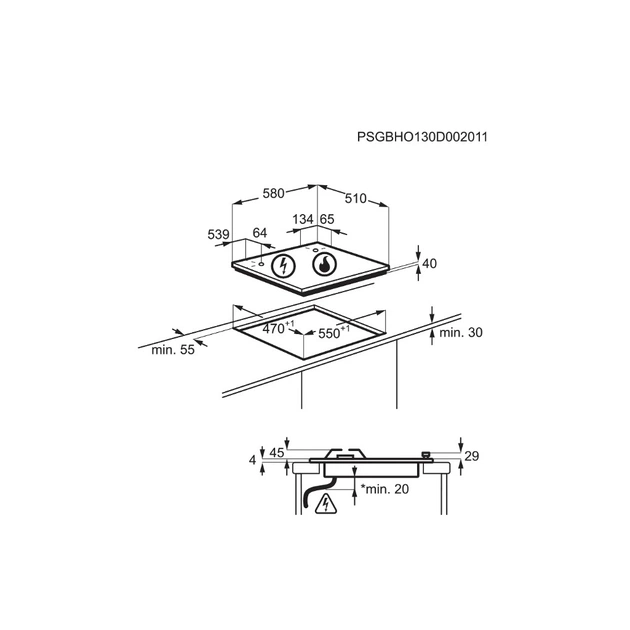 Варочна поверхня Electrolux EGE6172NOK - picture 6