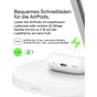 Зарядний пристрій Belkin 3in1 Magnetic Pad Qi2 15W White (WIZ032KQWH) - зменшене зображення 5