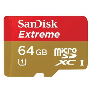 Карта пам'яті SanDisk 64GB microSDXC Class 10 UHS-I U3 (SDSDQXP-064G-G46A) зображення 1