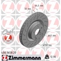 Гальмівний диск ZIMMERMANN 400.3658.20 - зменшене зображення 1