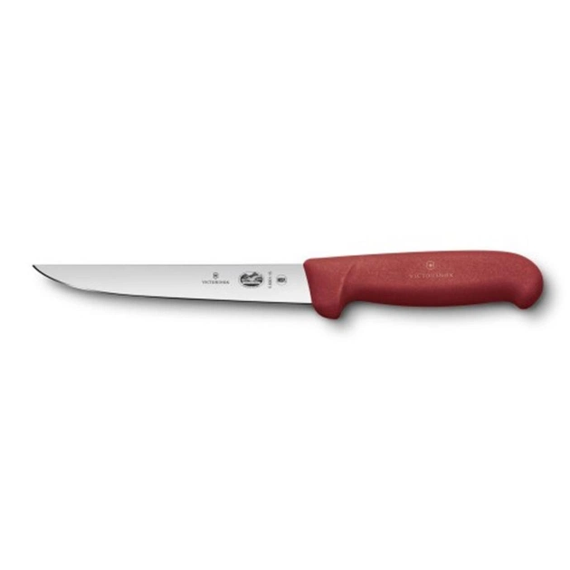 Кухонний ніж Victorinox Fibrox обвалочный 15 см, красный (5.6001.15) - зображення 1