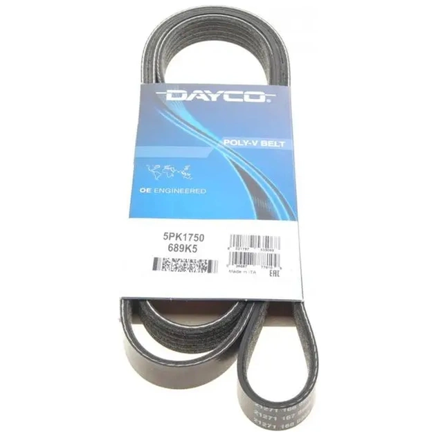 Поликлиновый ремень DAYCO 5PK1750 - изображение 1