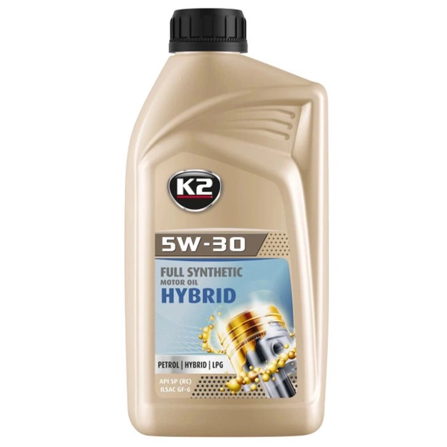 Моторное масло K2 Full Synthetic OIL Hybrid 5W-30 1 л (O1551E) - изображение 1