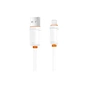 Дата кабель USB 2.0 AM to Lightning 1.0m 3A white XO (NB302-AI.white) - зменшене зображення 1