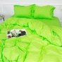 Постільна білизна MirSon Satin Stripe 30-0016 Light Green 175х210 Двоспальна (2200005253663) - зменшене зображення 3